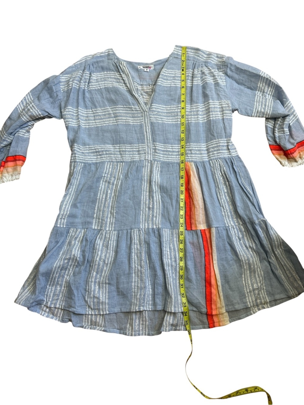 Lem Lem by Liya Kebede Cotton Blur Multicolor Dress size Large - Picture 8 of 10